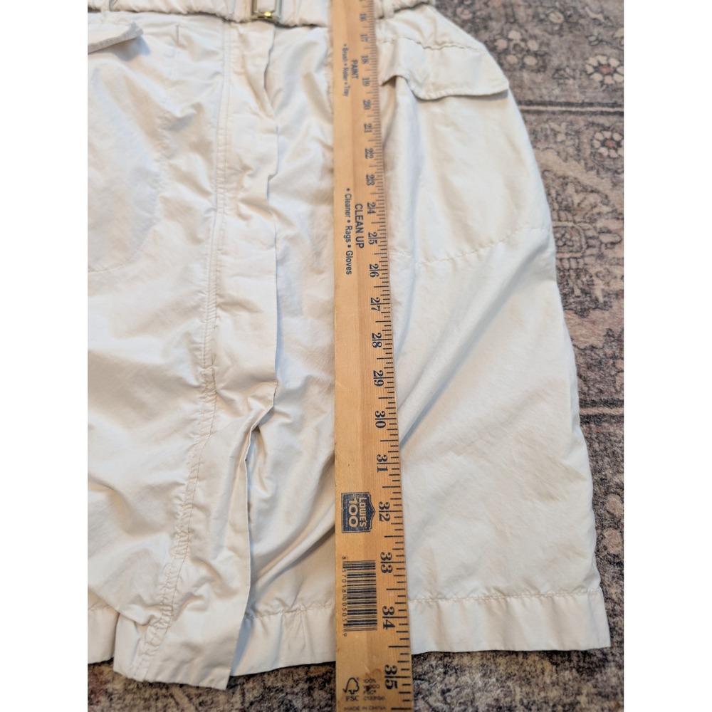 Weekend Max Mara Womens Beige Utility Belted Cargo Dress Size 4 US Safari - Picture 6 of 7
